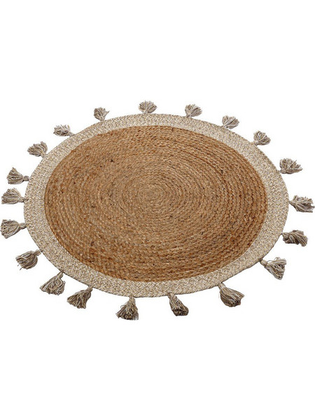Espiel Seagrass Χαλί Στρογγυλό Καλοκαιρινό Ψάθινο 90cm KUF116