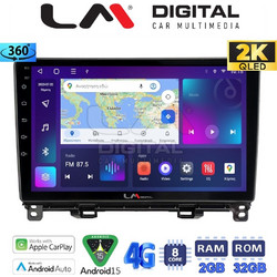 LM Digital ZB8761 Ηχοσύστημα Αυτοκινήτου Multimedia για Honda Jazz 2019 με GPS LM GPS