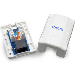 CABLEXPERT CAT5E UTP SINGLE PORT SURFACE MOUNT BOX