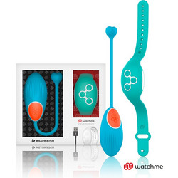 Wearwatch Egg Wireless Watchme Δονητής Egg για Ζευγάρια με Τηλεχειριστήριο Μπλε Πράσινος