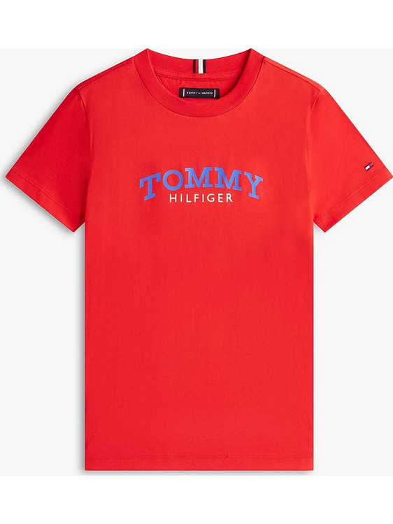 Tommy Hilfiger Παιδικό T-Shirt Κοντομάνικο Κόκκινο KB0KB10263-XL8