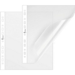 Ζελατίνες Forpus Α4 με Τρύπες 80m Glass Clear 20 τμχ
