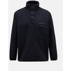 Peak Performance M Fleece Snap TNeck sweatshirt black