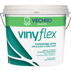 Vechro Vinyflex Υδρόχρωμα Εσωτερικού Χώρου Λευκό 9lt
