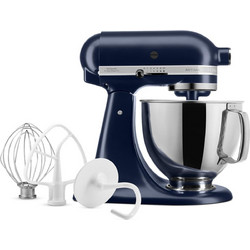 KitchenAid 5KSM125EIB Κουζινομηχανή 300W με Ανοξείδωτο Κάδο 4.8lt
