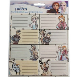 GIM ΕΤΙΚΕΤΕΣ ΣΧΟΛΙΚΕΣ 2τμχ FROZEN