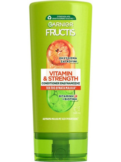 Garnier Fructis Vitamin Strength Conditioner για Επανόρθωση για Ταλαιπωρημένα Μαλλιά 200ml