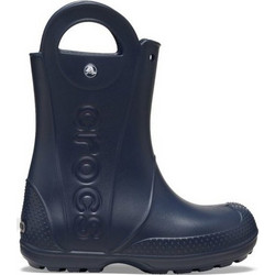 Παιδικές Γαλότσες Crocs Handle Rain Navy (Μεγέθη 22-28) ΜΠΛΕ