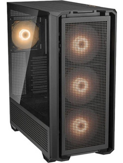 Cougar MX600 Black Gaming Full Tower Κουτί Υπολογιστή RGB με Πλαϊνό Παράθυρο