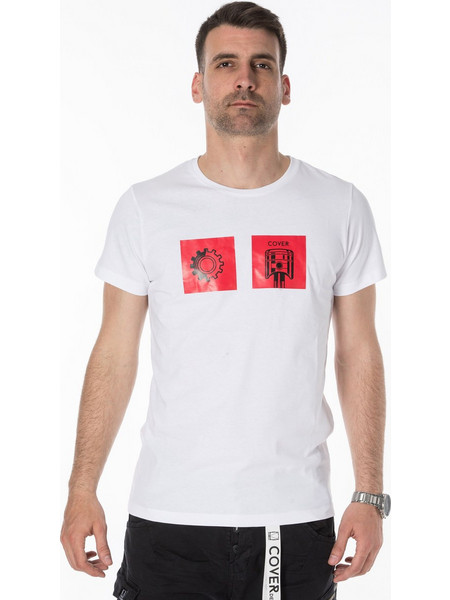 T-shirt Cover άσπρο