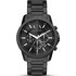 Armani Exchange Ανδρικό Ρολόι Χρονογράφος με Μαύρο Μεταλλικό Μπρασελέ AX1722