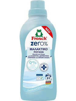 Μαλακτικό Ρούχων Zero% Frosch 31 πλύσεις 750ml