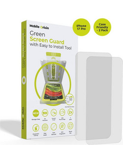 Τζάμι Προστασίας iPhone 17 Pro Mobile Origin Screen Guard 2-Pack με Applicator