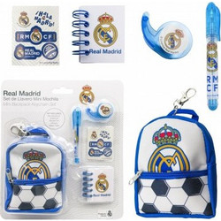 Real Madrid Stationery mini backpack set Cerda 2700001947