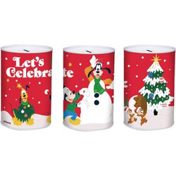 Diakakis Κουμπαράς Μεταλλικός Christmas Disney 565384