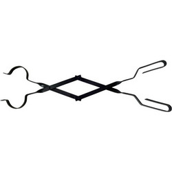 Μεταλλική Τσιμπίδα Τζακιού 66.50cm Μαύρη