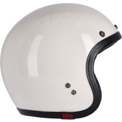 13 1/2 Κράνος Μοτοσυκλέτας Skull bucket helmet vintage white