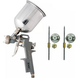 Πιστόλι Βαφής Αέρος Άνω Δοχείου 600ml (1,2 & 1,5 & 1,8mm) MTX 573149