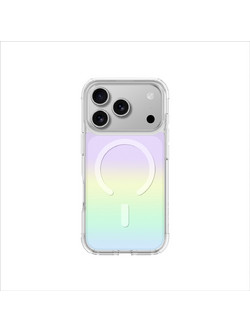 AmazingThing Minimal Mag case for iPhone 17 Pro Max compatible with MagSafe rainbow - multicolor