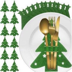Ruhhy Cutlery Case - Christmas Trees 12 pcs. 24824 - (17956-0)
