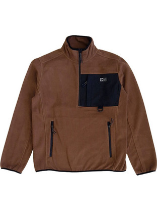 Salty Crew Ανδρικό Μπουφάν Χειμωνιάτικο Pullover Καφέ 20335460E-FBRN