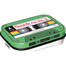 Nostalgic μεταλλικό κουτάκι με μέντες Favorite Mix Cassette 15gr