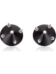 Nipple Covers with Spikes Black