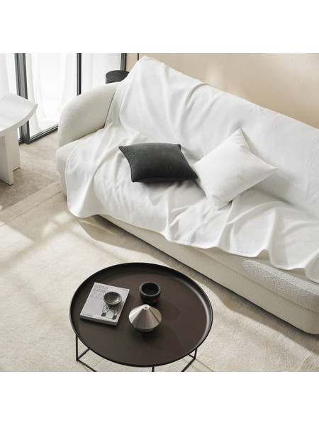 Gofis Home Ριχτάρι Τετραθέσιου Καναπέ 180x350 Nimbus 447/26 Poral White