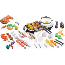 Ecotoys Μεγάλο Σετ Κουζινικών & Grill 487931
