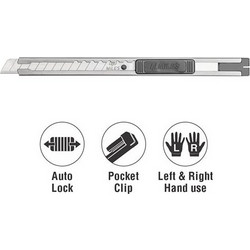 ΜΑΧΑΙΡΙΑ MILES SA-903 ΜΙΚΡΑ METALIC AUTO-LOCK BLISTER