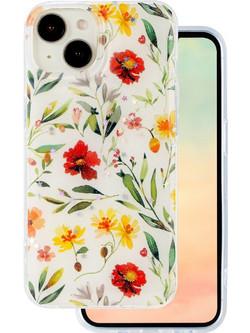 Glow Glam Θήκη για iPhone 13 White