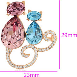Brooch Duo Kitty