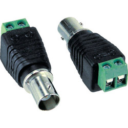 BNC Connector CV-7165 θηλυκό σε κλέμα με προστατευτικό διέλευσης - AMA-1-4-4