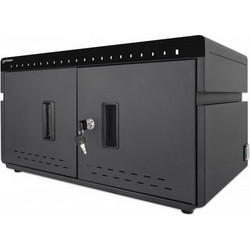 Manhattan iPad to 11" 20-bay Charging Cabinet Desktop via USB-C, Also other tablets and smartphones (with device to USB-C cable) Bays 264x22x235mm, Device charging cables not included (suggest USB-C c