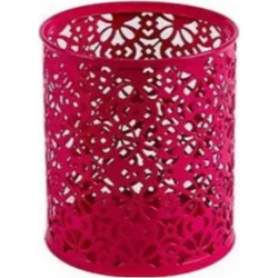 Στρογγυλή Μολυβοθήκη 98x80 mm Sunflower Motarro MI004-1 Φούξια