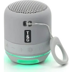 T&G TG-294 Ηχείο Bluetooth 3W με Ραδιόφωνο Γκρι