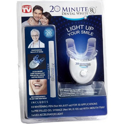 RX 20 Minute Dental White Light Up Smile System Μασελάκι Λεύκανσης Δοντιών