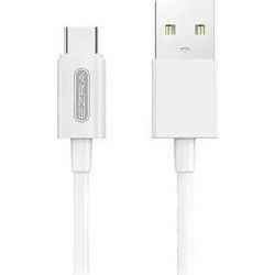 Καλώδιο USB 2.0 Ezra, USB-C Male - USB-A Male 3μ Λευκό (C002)