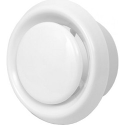 Europlast VD125 Αεροβαλβίδα Προσαγωγής ή Απαγωγής Αέρα Πλαστική Λευκή