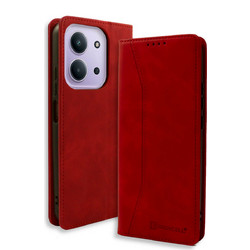 Bodycell Book Case Pu Leather Xiaomi Redmi 15C 5G/Poco C85 5G Red