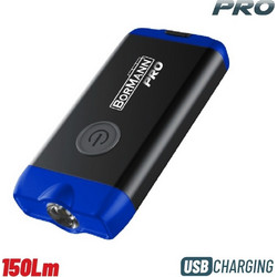 Bormann BPR6075 Επαναφορτιζόμενος Φακός Μπρελόκ Led Αδιάβροχος IPX5 150lm
