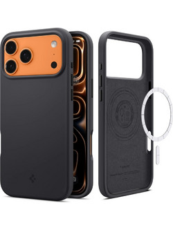 Spigen Silicone Fit MagFit Θήκη Black (iPhone 17 Pro)