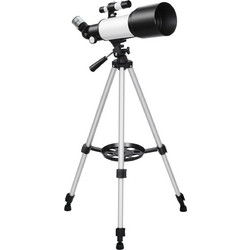 Outsunny Αστρονομικό Τηλεσκόπιο 70mm 80x80x135cm Λευκό / Μαύρο 023-005V00SR