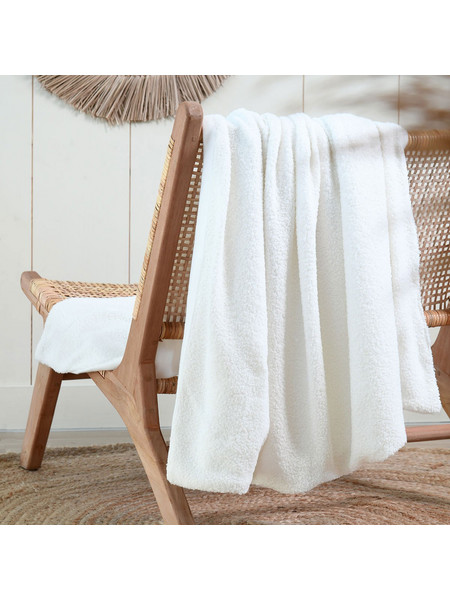 Κουβέρτα Καναπέ Fleece (160x200) S-F Paddou Ecru P3D525001