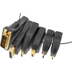 Deltaco Office Σετ Ανταπτόρων HDMI ADAPTER RING, mDP, DP, USB-C, DVI, HDMI C/D, 4K HDMI-AR2