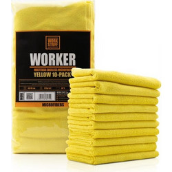 Work Stuff Worker Πανί Γυαλίσματος Κίτρινο 320gsm 40x40cm Σετ 10 Τεμ