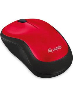 Equip Optical Ασύρματο Mini Ποντίκι Red