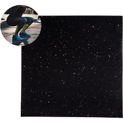 Δάπεδο Προστασίας (50x50x1,5cm) Μαύρο/Γκρι (PROTEKO II) inSPORTline (25333-2)