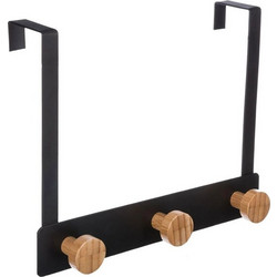 ΚΡΕΜΆΣΤΡΕΣ & ΚΑΛΌΓΕΡΟΙ DOOR HOOK MTL/BAMB BLACK 3H 151569A