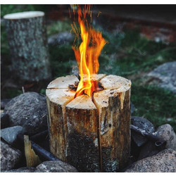 ΑΞΕΣΟΥΆΡ ΨΗΣΤΑΡΙΏΝ BBQ LOG CANDLE WOOD BBQ H20XD15CM FS6000010